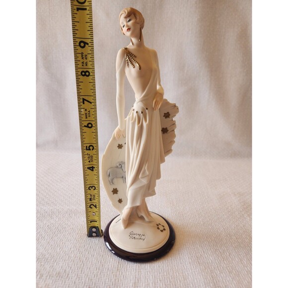 Zodiac Aries Woman Figurine Ram Stars 2004 Giuseppe Armani Made in Italy 10" - Picture 14 of 14
